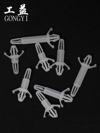 Nylon Single-Head Aircraft-Type Standoff Push-in PC Board Insulating Spacer Clip