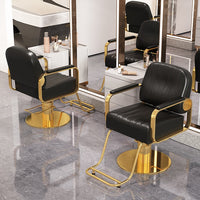 Swivel Reclining Hydraulic Barber Chair for Salon and Spa