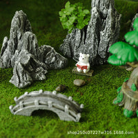 Aquarium Resin Mountain Ornament Fish Tank Landscape Decoration Hideaway