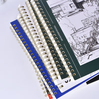 A4 Spiral Sketchbook for Artists and Beginners, Thickened Drawing Paper Sketch Pad