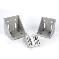 Aluminum Profile Corner Bracket Connector Set for 2028/3030/4040 Series, 90-Degree Right Angle Fastener