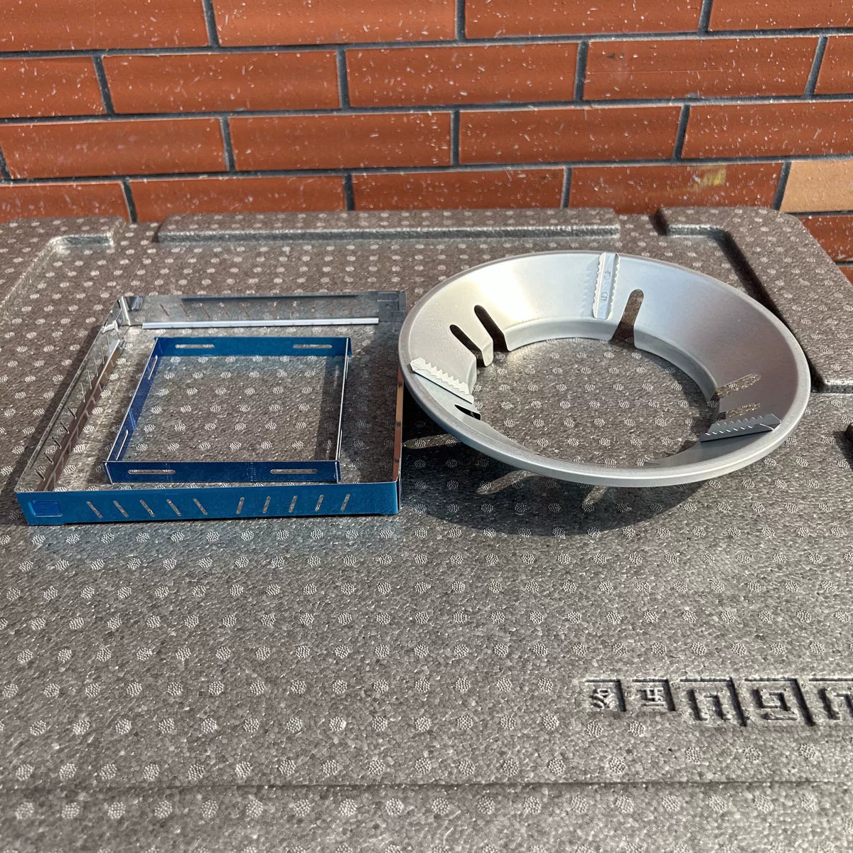 Stainless Steel Cassette Stove Wind Shield, Gas Stove Burner Ring, Outdoor Windproof Ring for Camping