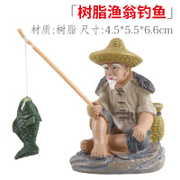 Aquarium Landscaping Resin Ornaments for Fish Tank Micro-Landscape Decor