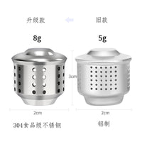 304 Stainless Steel Anti-Splash Lid for Moka Pots and Coffee Makers
