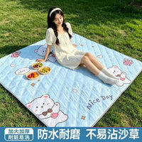 Portable Waterproof Picnic Blanket Outdoor Beach Mat Camping Ground Cover