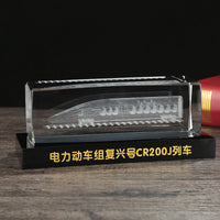 3D Laser Engraved Crystal Souvenir Models - Car, Architecture, Landscape