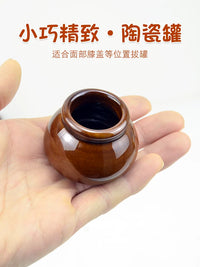 Ceramic Cupping Therapy Set for Face, Body, and Joints - Moisture Absorbing Scraping Tool