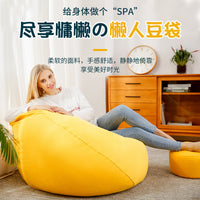 Oversized Bean Bag Chair with Pillow, Fabric Single Sofa for Living Room Balcony