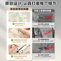 Portable Jewelry Organizer Bag for Travel - Anti-Tarnish Earring Necklace Bracelet Storage