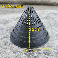 Eel Trap Funnel Inserts for Fishing Cages, Plastic One-Way Entry Cones