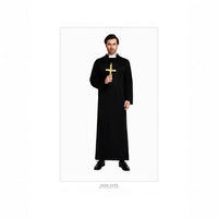 Halloween Nun Priestess Cosplay Costume Set
