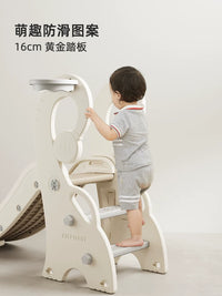 Habitree 3-in-1 Elephant Slide, Swing, and Basketball Hoop for Kids