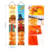 Thanksgiving Porch Banner Set - Autumn Harvest Holiday Decoration