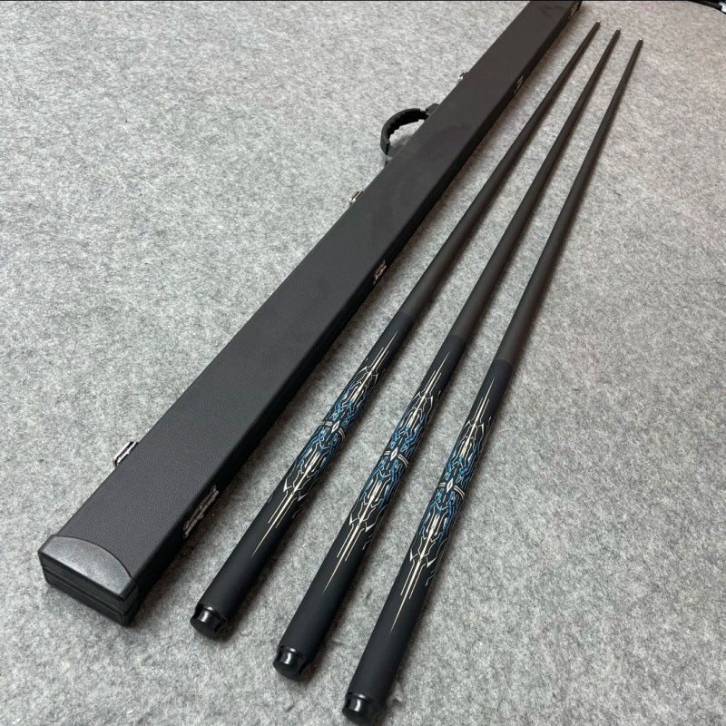Leopard Carbon Fiber Billiard Cue Stick for Chinese Eight Ball Pool, Integrated Design