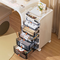 Desktop Storage Cabinet with Lock, Password Protected Mini Drawer Organizer for Stationery and Small Items