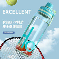 Youmejia Large Capacity Direct Drink Water Bottle Portable Outdoor Sports Fitness BPA-Free