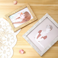 Minimalist Wooden Picture Frame for Photos and Art Display, Desktop or Wall Mount, Various Sizes
