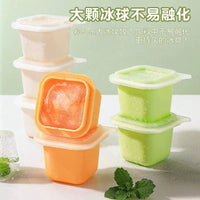 Household Ice Cube Mold for Refrigerator, Baby Food Freezer Tray, Silicone Ice Pop Maker, Easy Release