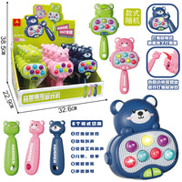 32-Hole Frog Bubble Wand for Kids, Handheld Multi-Hole Bubble Maker Toy
