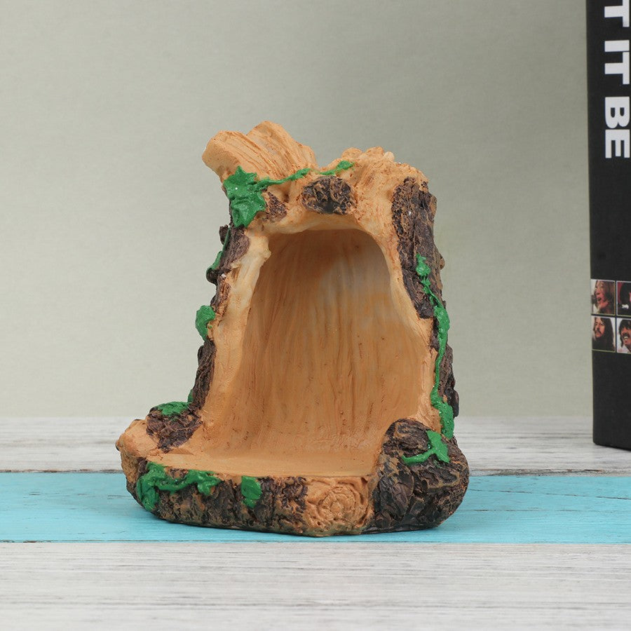 Handmade Resin Tree Hole Micro Landscape Ornament for Aquariums and Gardens