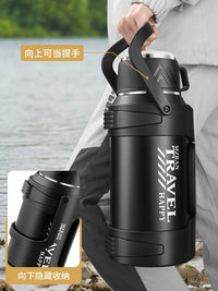 316 Stainless Steel Insulated Thermos Bottle Large Capacity Portable for Outdoor Travel Home Car