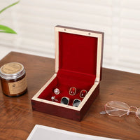 Camphor Wood Jewelry Box with Lock, Vintage Chinese Style Wooden Storage Organizer for Hairpins, Pendants, and Collectibles