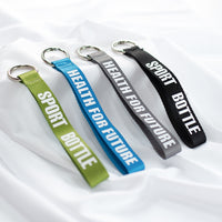 Multifunctional Lanyard with Steel Ring for Water Bottles, Keychains, and Phones - Customizable Logo