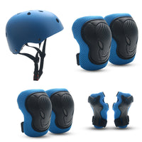 Kids' Protective Gear Set with Helmet, Knee, and Elbow Pads for Cycling, Skating, and Scooter Sports