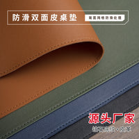 Large Leather Desk Pad Non-Slip Mouse Pad for Office and Home