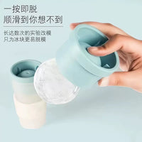 Food Grade Silicone Sphere Ice Ball Maker Molds for Whiskey and Cocktails, Large Round Ice Cube Trays