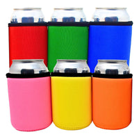Neoprene Can Cooler Sleeve for 330ml Cans, Insulated Beer Can Cover with Stitched Bottom