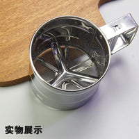 Stainless Steel Flour Sifter Mesh Strainer for Baking and Cooking