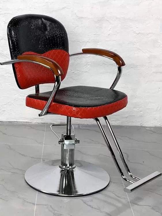 Hydraulic Swivel Reclining Barber Chair for Salon Hair Styling