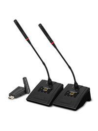 Depusheng QU7 USB Wireless Computer Microphone for Conference, Teaching, and Desktop Use