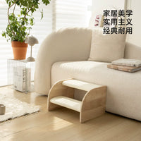 Pet Stairs Solid Wood Bed Steps Dog Ladder Small Senior Dog Joint Care Sofa Non-slip Climbing Ladder