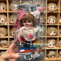 14cm Posable Doll Keychain Phone Bag Charm for Girls - Cute Collectible Figure Gift