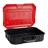 Red & Black Large Capacity Tool Box, Household Hardware Storage Case, Thickened Pressure-Resistant Anti-Fall Portable Organizer