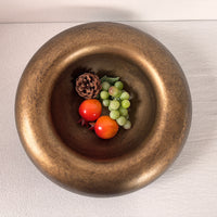 Wabi-Sabi Style Metal Fruit Plate Geometric Storage Tray for Home Decor