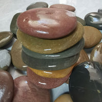 Natural Flat Black River Rocks for Painting & DIY Crafts, Engraving Stones for Kids & Adults