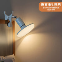 E27 Clamp Lamp Holder with 350° Rotatable Iron Body for Home Lighting