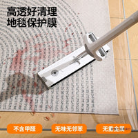 Clear PVC Floor Mat for Chair, Living Room, and Entryway - Non-Slip, Waterproof, and Floor Protective