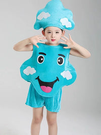 Adult Sun, Moon, Star, Cloud, Raindrop, Flame Costume for Stage Performance & Cosplay
