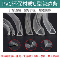 Clear Invisible Edge Protector Strip for Glass Doors, Tables, and Furniture