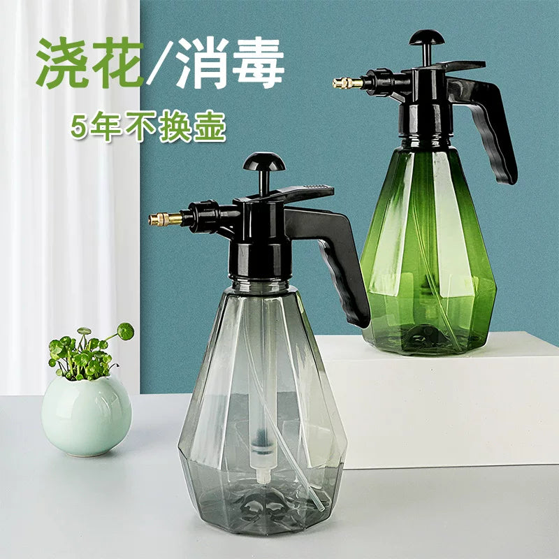Pressurized Spray Bottle for Disinfection, Cleaning, and Gardening