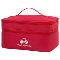 Multi-layer First Aid Kit Bag Portable Medical Storage Organizer for Home and Travel