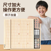 Multi-Game Chess Board Set for Kids, Educational Strategy Board Games, Checkers, Gobang, Flying Chess