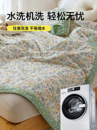 Graceful Cotton Summer Quilt, Machine Washable, Xinjiang Cotton Filling