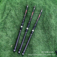 Carbon Fiber Telescopic Fishing Rod with Luminous Soft Tail for Sea Fishing and Rock Fishing