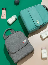 Double-Layer Insulated Lunch Bag for Work, Handheld Tote with Thermal Insulation