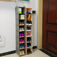 P66D Drawer Type Hanging Closet Organizer with Multi-layer Storage Bags for Dormitory Wardrobe